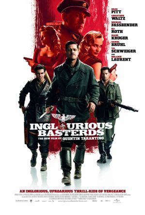 Theatrical Poster for Quintin Tarantino's Inglourious Basterds with Brad Pitt